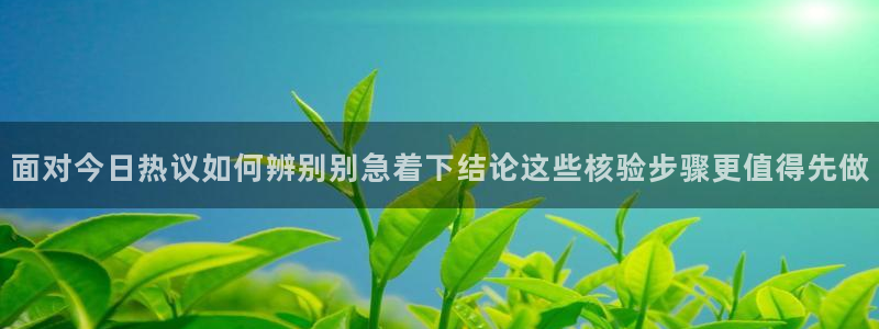 91吃瓜每日动态:面对今日热议如何辨别别急着下结论这些核验步骤更值得先做